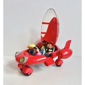 Disney Little Einsteins 2006 Pat Pat Rocket Ship + 4 Figures Lights & Sound READ